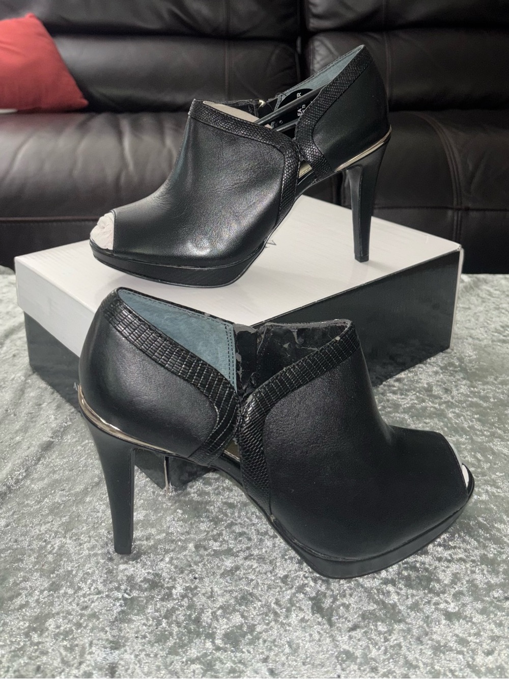 Black Alfani Shoes Heels